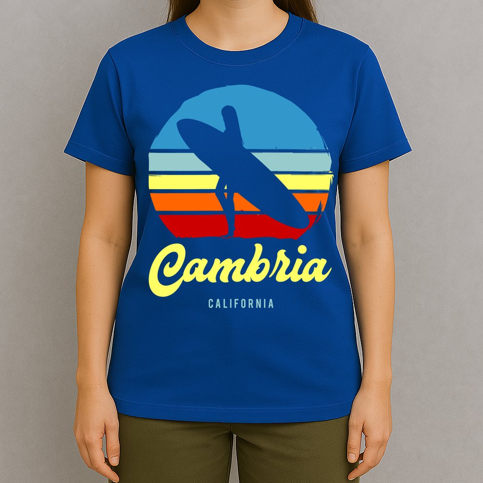 Vintage Cambria California Surf Cute Gift T-Shirt