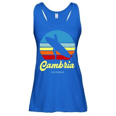 Vintage Cambria California Surf Cute Gift Ladies Essential Flowy Tank