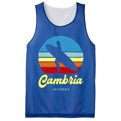 Vintage Cambria California Surf Cute Gift Mesh Reversible Basketball Jersey Tank