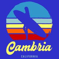 Vintage Cambria California Surf Cute Gift Womens Tank Top
