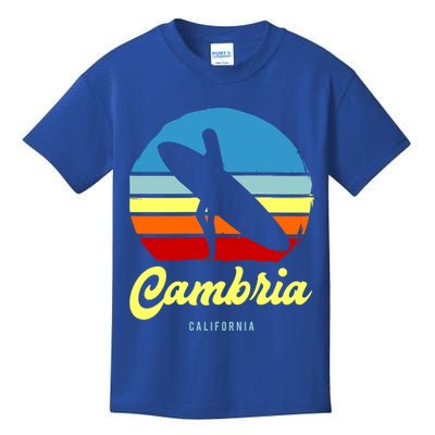 Vintage Cambria California Surf Cute Gift Kids T-Shirt