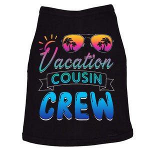 Vacation Cousin Crew Beach Cruise Sunglasses Family Vacation Doggie Tank