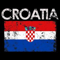 Vintage Croatia Croatian Flag Pride Gift Mug