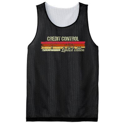 Vintage Credit Control Limited Edition Mesh Reversible Basketball Jersey Tank