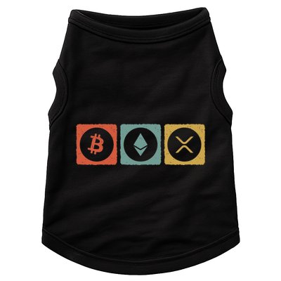 Vintage Crypto Cryptocurrency Crypto Ethereum Xrp Bitcoin Doggie Tank