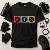 Vintage Crypto Cryptocurrency Crypto Ethereum Xrp Bitcoin Performance Shirt