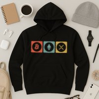 Vintage Crypto Cryptocurrency Crypto Ethereum Xrp Bitcoin Hoodie
