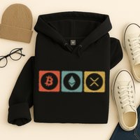 Vintage Crypto Cryptocurrency Crypto Ethereum Xrp Bitcoin Hoodie