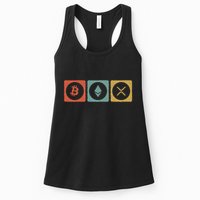 Vintage Crypto Cryptocurrency Crypto Ethereum Xrp Bitcoin Womens Tank Top
