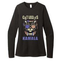 Vintage Childless Cat Ladies For Kamala Harris 2024 Election Womens CVC Long Sleeve Shirt