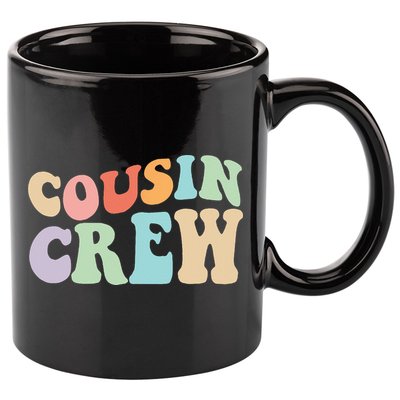 Vintage Cousin Crew 11oz C Handle Ceramic Mug