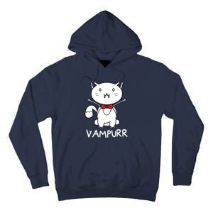 Vampurr Cute Cartoon Vampire Cat Tall Hoodie