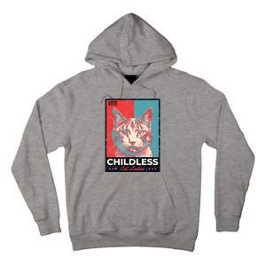 Vote Childless Cat Lady Tall Hoodie