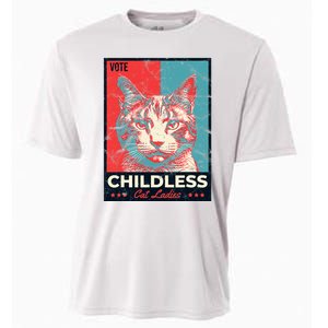 Vote Childless Cat Lady Cooling Performance Crew T-Shirt