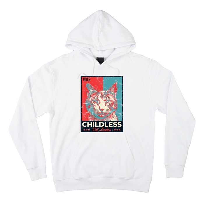 Vote Childless Cat Lady Hoodie