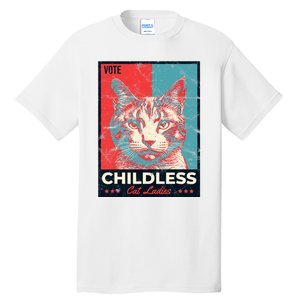 Vote Childless Cat Lady Tall T-Shirt