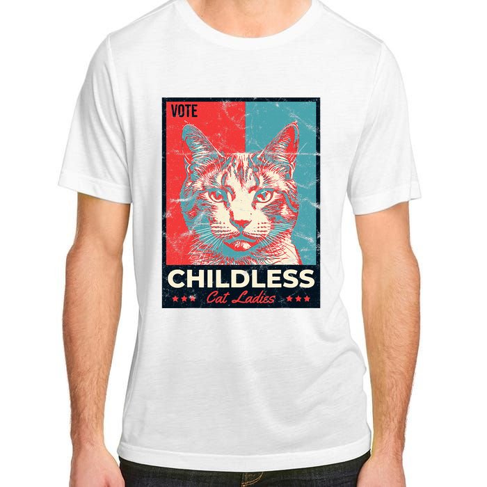 Vote Childless Cat Lady Adult ChromaSoft Performance T-Shirt