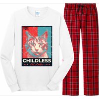 Vote Childless Cat Lady Long Sleeve Pajama Set