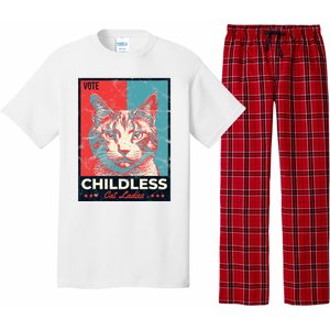 Vote Childless Cat Lady Pajama Set