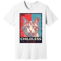 Vote Childless Cat Lady Premium T-Shirt