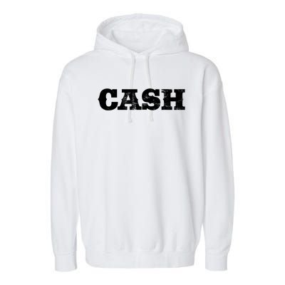 Vintage Cash Country Funny Music Lovers Outlaw Gift Garment-Dyed Fleece Hoodie