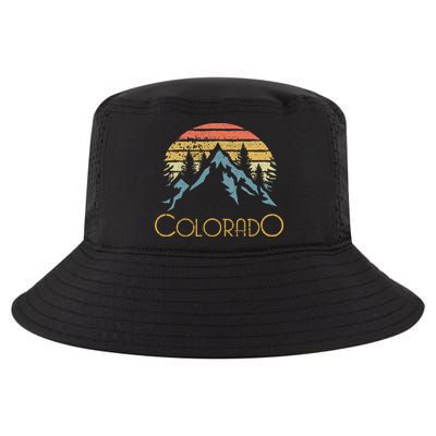 Vintage Co Colorado Mountains Outdoor Adventure Sweat Cool Comfort Performance Bucket Hat