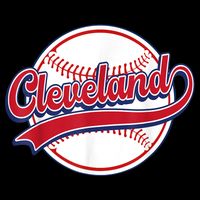 Vintage Cleveland Cityscape Baseball Lover Player And Fans Womens T-Shirt