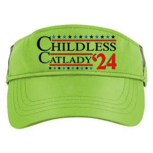 Vote Childless Catlady 2024 Adult Drive Performance Visor