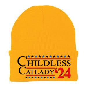 Vote Childless Catlady 2024 Knit Cap Winter Beanie