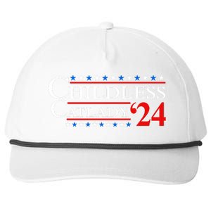 Vote Childless Catlady 2024 Snapback Five-Panel Rope Hat