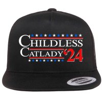Vote Childless Catlady 2024 Flatbill Hat