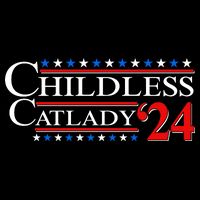Vote Childless Catlady 2024 Flatbill Hat