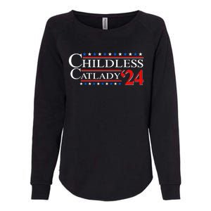 Vote Childless Catlady 2024 Womens California Wash Sweatshirt