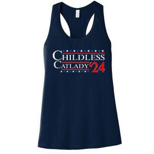 Vote Childless Catlady 2024 Women's Racerback Tank