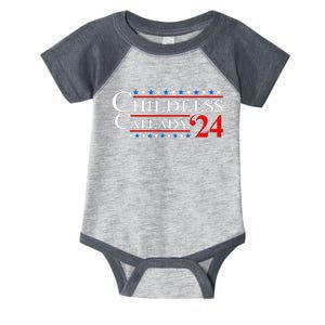 Vote Childless Catlady 2024 Infant Baby Jersey Bodysuit