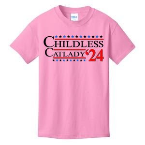 Vote Childless Catlady 2024 Kids T-Shirt