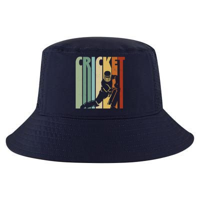 Vintage Cricket Cricket Player Cool Comfort Performance Bucket Hat