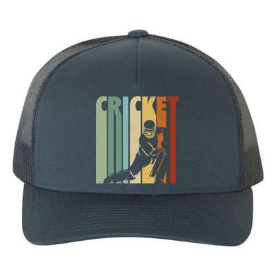 Vintage Cricket Cricket Player Yupoong Adult 5-Panel Trucker Hat