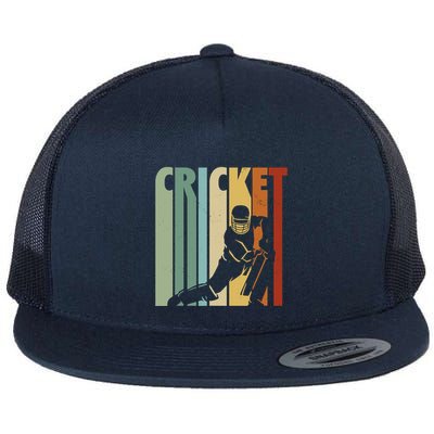 Vintage Cricket Cricket Player Flatbill Hat