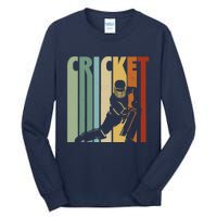 Vintage Cricket Cricket Player Tall Long Sleeve T-Shirt