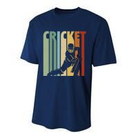 Vintage Cricket Cricket Player Performance Sprint T-Shirt