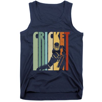 Vintage Cricket Cricket Player Tank Top