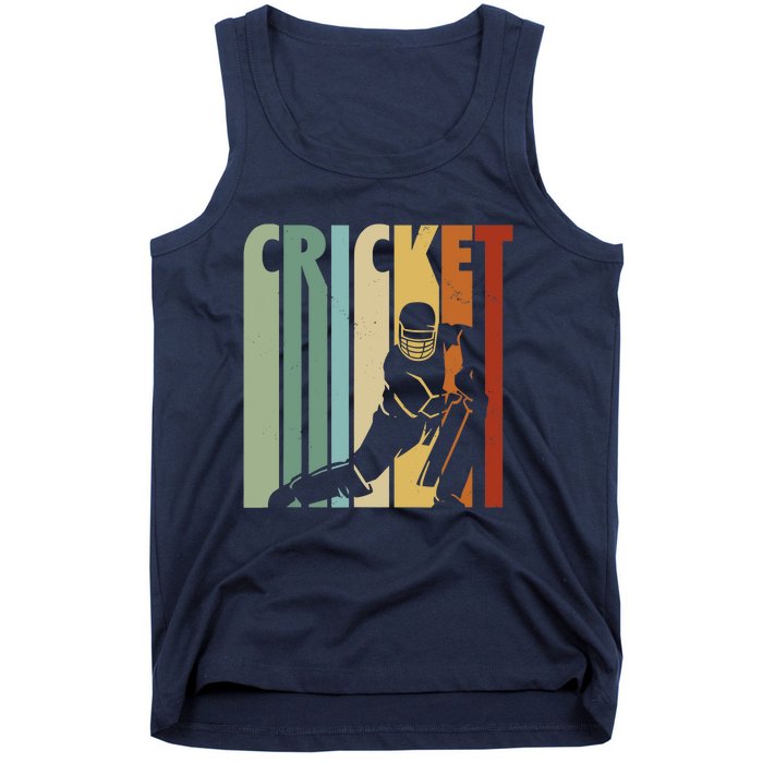 Vintage Cricket Cricket Player Tank Top