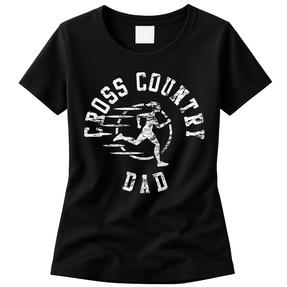 Vintage Cross Country Dad Womens T-Shirt