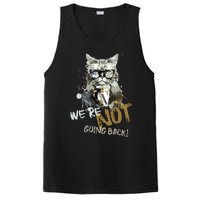 Vintage Childless Cat Lady WeRe Not Going Back PosiCharge Competitor Tank