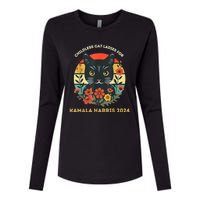 Vintage Childless Cat Ladies For Kamala Harris 2024 Election Womens Cotton Relaxed Long Sleeve T-Shirt