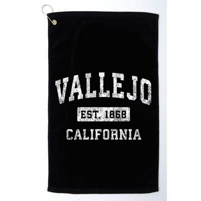 Vallejo California Ca Vintage Established Sports Design Golf Towel