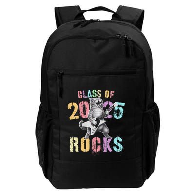 Vintage Cat Class Of 2025 Rocks Graduation Write My Backpack