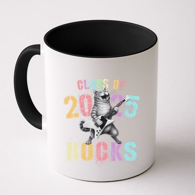 Vintage Cat Class Of 2025 Rocks Graduation Write My Mug