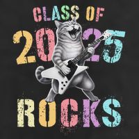 Vintage Cat Class Of 2025 Rocks Graduation Write My Tumbler